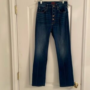 The Mother Pixie Rider ankle Jean